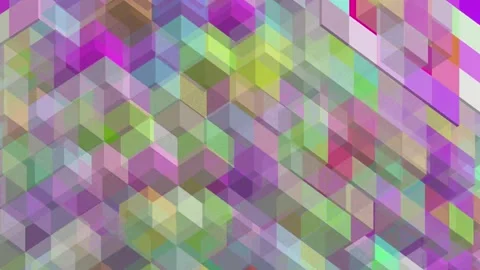 Blinking geometric shapes. Stock Footage 306620829