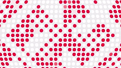 Blinking geometric shapes. Video stock 309275627