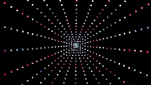 Blinking geometric shapes. Video stock 312838093