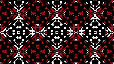 Blinking geometric shapes. Stock-Footage 313488460