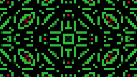 Blinking geometric shapes. Video stock 313488468