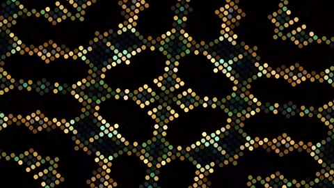 Blinking geometric shapes. Video stock 313488503