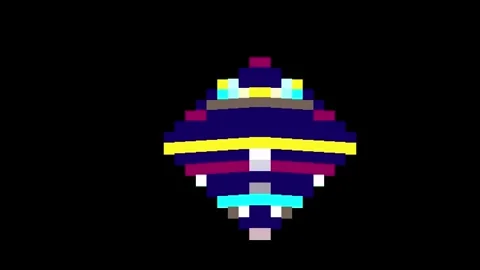 Blinking geometric shapes. 스톡 동영상 330498301