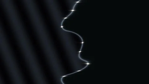 Blinking glitter edge light background for seamless vj loop Stock Footage 341750894