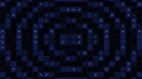 Blinking glitter grid background creates a dynamic visual Stock Footage 342461498