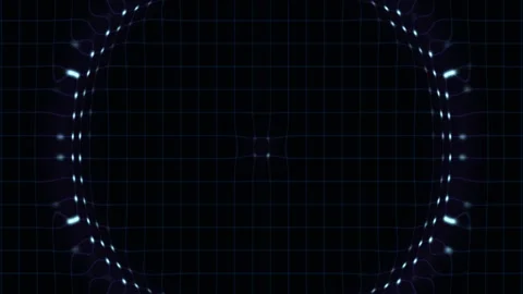 Blinking Glitter Grid Background Seamless Loop Stock Footage 342728392