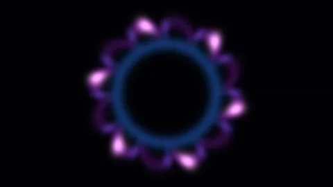 Blinking Glitter Halo Loop  Blinking glitter halo shows Stock-Footage 342428430