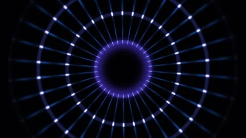 Blinking Glitter Halo Loop Blinking Glitter Halo with Starburst Effe 動画素材 343386852