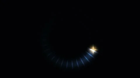 Blinking glitter halo loop for seamless background visuals Stock Footage 342357497