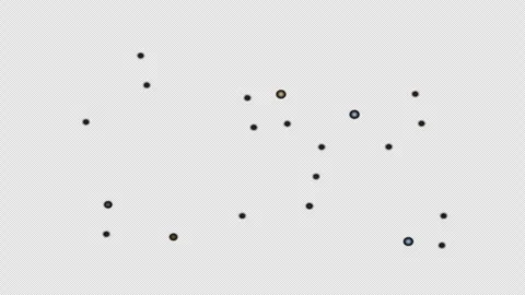 Blinking Glitter Particles on Black Background Seamless Stock Footage 341752024