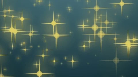 Blinking Gold Stars Video stock 79013471