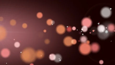 Blinking gradient circles on red background Stock Footage 123657581