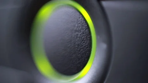 Blinking green indicator closeup Stock Footage 85463744