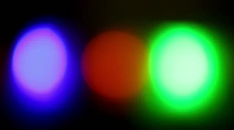 Blinking LED glow light at night Video stock 51923792