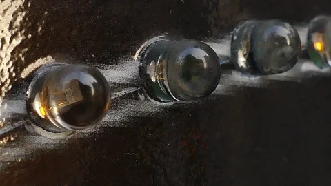 Blinking LED light Close up Stock-Footage 116332693