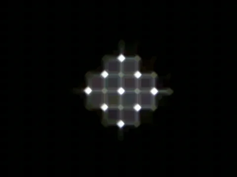 Blinking LED Light Sequencer 19 Stock Footage 585395