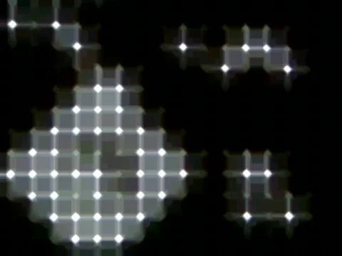 Blinking LED Light Sequencer 6 Stock Footage