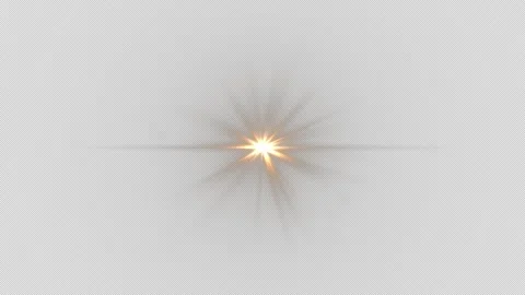 Blinking light effect, shiny flashing star. Seamless loop. Embedded alpha c.. Stock Footage 331481820