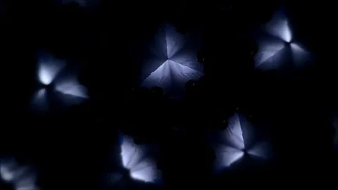 Blinking Light inside a Colorful Kaleidoscope Stock Footage 77840082