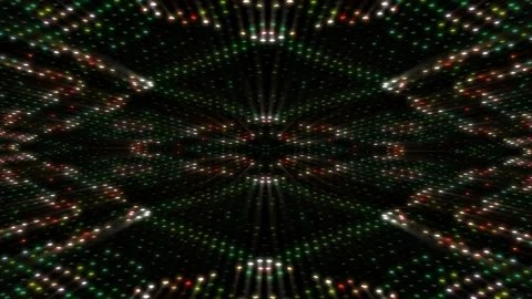 Blinking light wall background is seamlessly looped Stock Footage 160656009