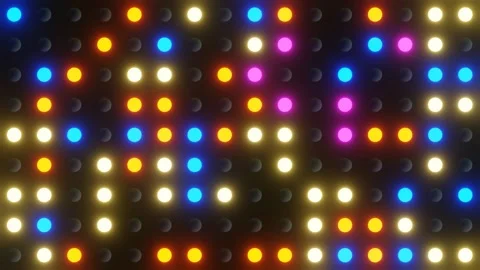 Blinking lights abstract motion graphics background Stock Footage 144876859