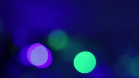 Blinking lights bokeh effect Stock Footage 119360716