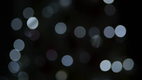 Blinking lights with bokeh effect Stock Footage 122218461