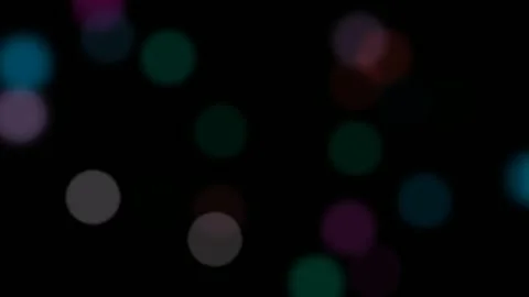 Blinking lights bubbles flying motion background Stock-Footage 260771053