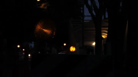 Blinking Lights in Construction Zone 스톡 동영상 31985701