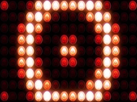 Blinking Lights. VJ Loop Stock Footage 80586870
