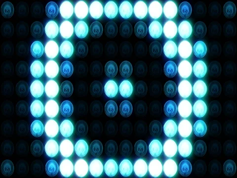 Blinking Lights. VJ Loop Stock Footage 80602696
