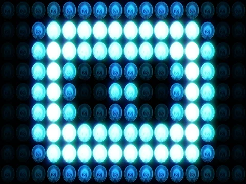 Blinking Lights. VJ Loop Stock Footage