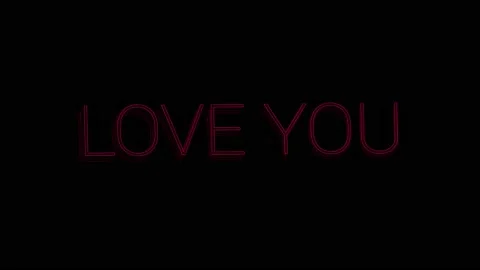 Blinking love you background Stock Footage 147050364