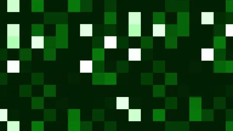 Blinking pixels motion background green Stock Footage 201036605