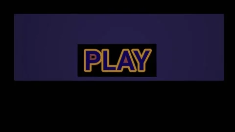 Blinking Play Icon Animation   Flashing Play Button Animation Play Symbol Loop A Stock Footage 341700937