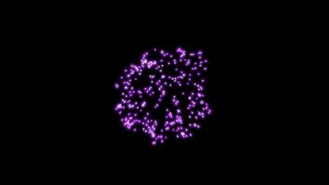 Blinking purple Video stock 303549811