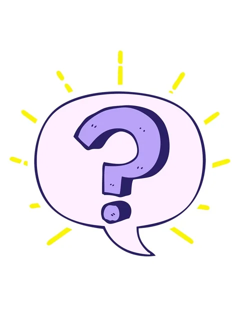 Blinking radial lines animation of cartoon question mark with speech bubble Video stock 324312225