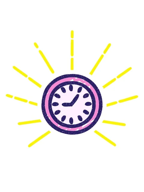 Blinking radial lines animation of Clock Symbol Chalk Drawing Stock Footage 324391286