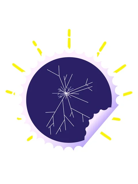 Blinking radial lines animation of cracked screen graphic vector illustrati.. Stock Footage 324267157
