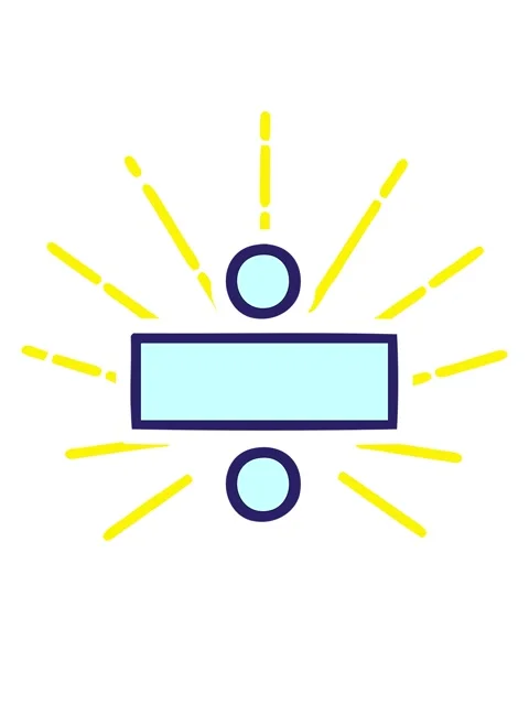 Blinking radial lines animation of cute cartoon of a division symbol Stock Footage 324200256