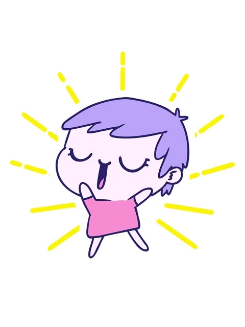 Blinking radial lines animation of freehand drawn cartoon of cute kawaii sh.. Stock Footage 324448227