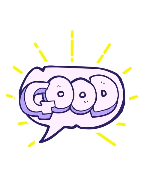 Blinking radial lines animation of freehand drawn speech bubble cartoon Goo.. Stock Footage 324484588