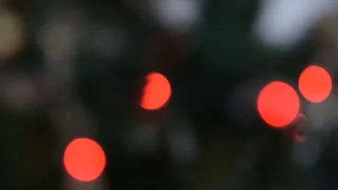 Blinking red bokeh dots (D5C_2596) Stock Footage 83366975