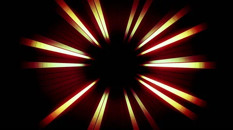 Blinking Red Squares in the Form of a Tunnel 3 Stock Footage 47277759