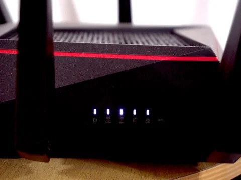 Blinking Router LED Lights 動画素材 80544725