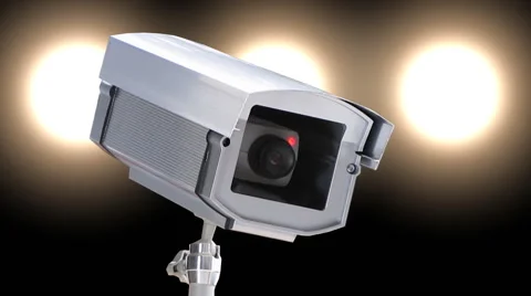 Security camera blinking red fashion light