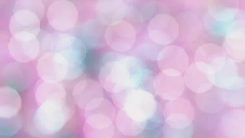 Blinking shining pastel pink light particles bokeh looping 3D animation Stock-Footage 198561086