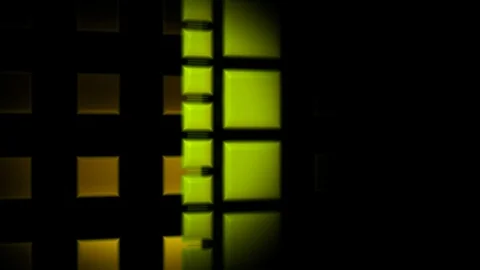 Blinking square grid 스톡 동영상 95307610