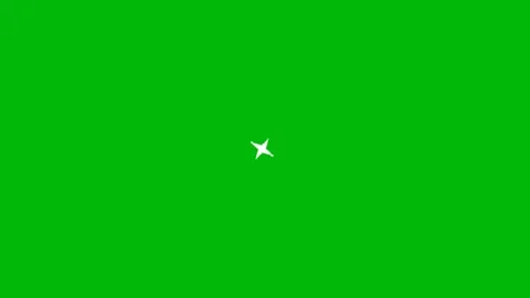 Blinking Star Sparkle Effect Animation Overlay Stock Footage 344208652