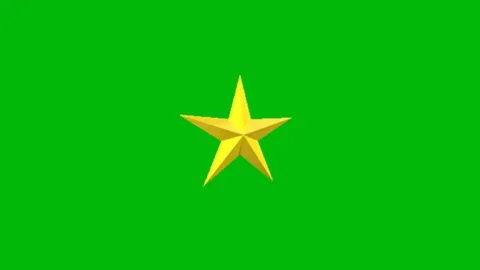 Blinking Star Sparkle Effect Animation Overlay Stock Footage 344208674